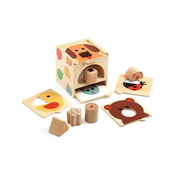 Djeco - Box Basic Shape Sorter