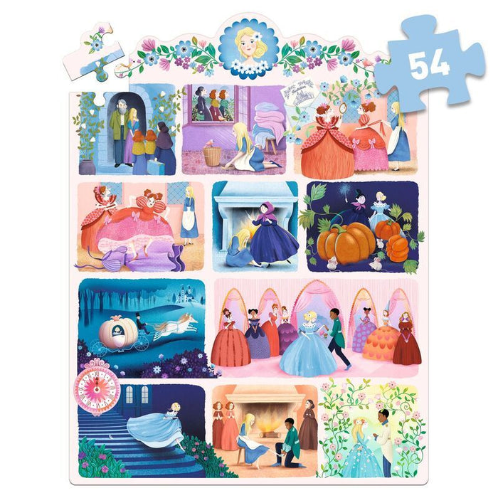 Djeco - Cinderella 54pc Story Puzzle