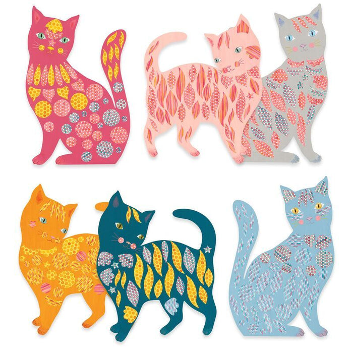 Djeco - Elodie's Cute cats Create with Paper Craft