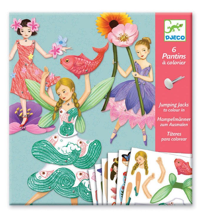 Djeco - Fairies Paper Puppets