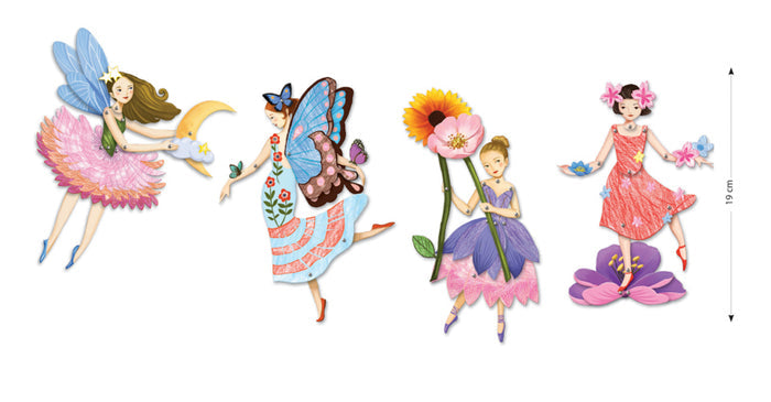 Djeco - Fairies Paper Puppets
