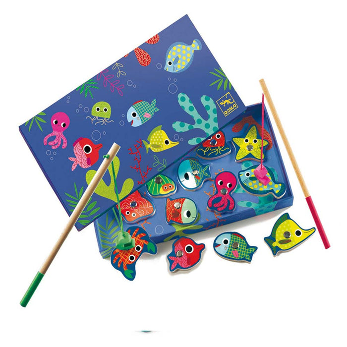 Djeco - Magnetic Coloured Fishing