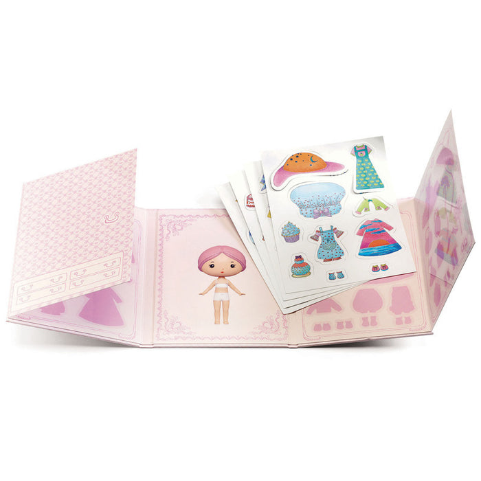 Djeco - Miss Lilypink Tinyly Removable Stickers Set