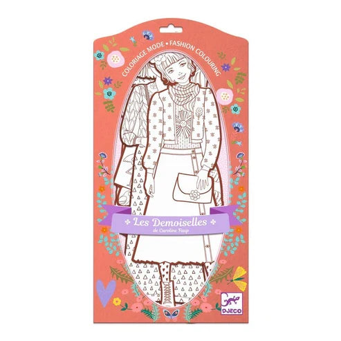 Djeco - Nina & Friends Les Demoiselles Colouring
