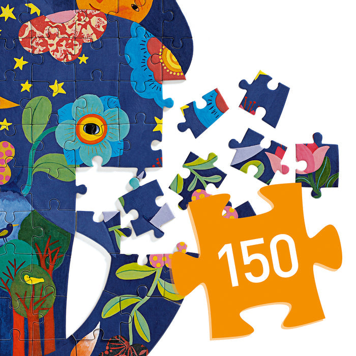 Djeco - Puzzle Art 150pcs - Elephant