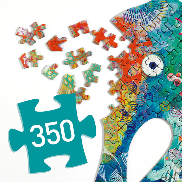 Djeco - Puzzle Art 350pcs - Sea Horse