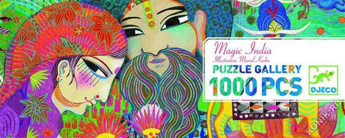 Djeco - Puzzle Gallery 1000pc - Magic India