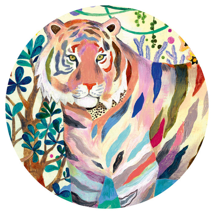 Djeco - Puzzle Gallery 1000pc - Rainbow Tigers