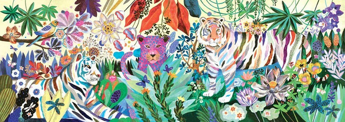 Djeco - Puzzle Gallery 1000pc - Rainbow Tigers