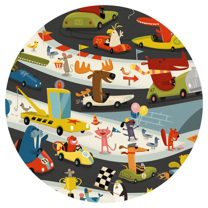 Djeco - Puzzle Observation 54pcs - Car Rally