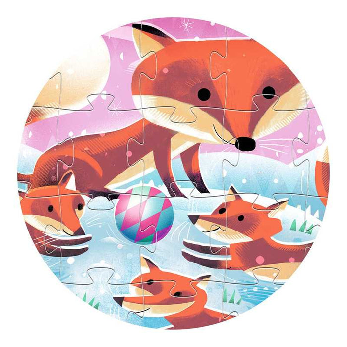 Djeco - Silhouette Puzzle Little Fox 24pc
