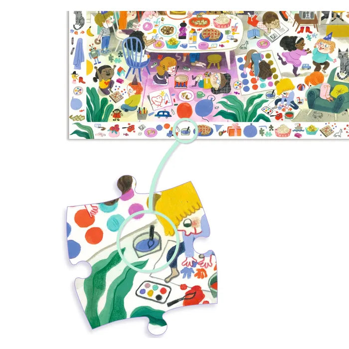 Djeco - The Birthday Party 54pc Observation Puzzle