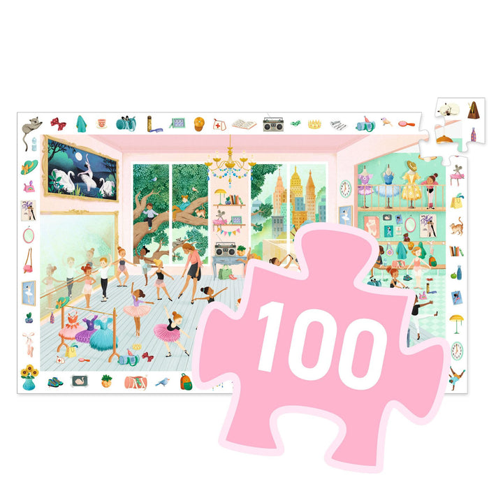 Djeco - The Dance School 100pc Observation Puzzle