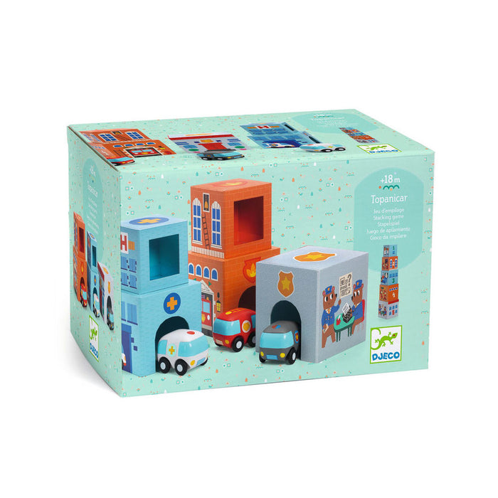 Djeco - Topani Car Blocks