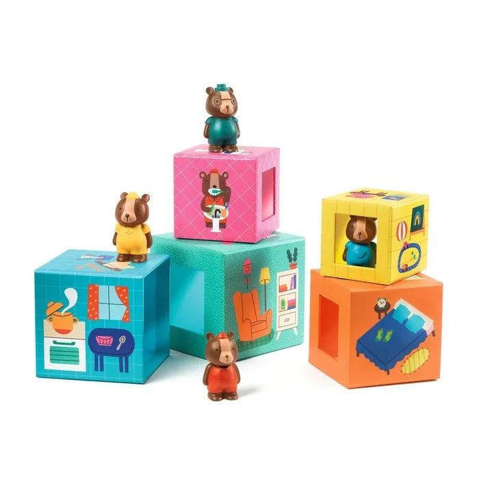 Djeco - Topani House Blocks Set