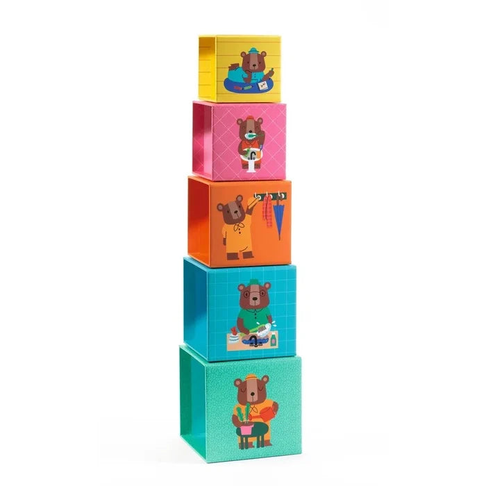 Djeco - Topani House Blocks Set