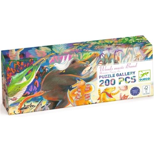 Djeco - Woods Music Band 200pc Gallery Puzzle