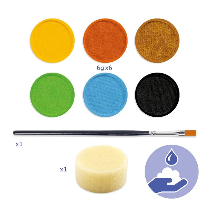 Djeco 20 - Face Paint Metallic
