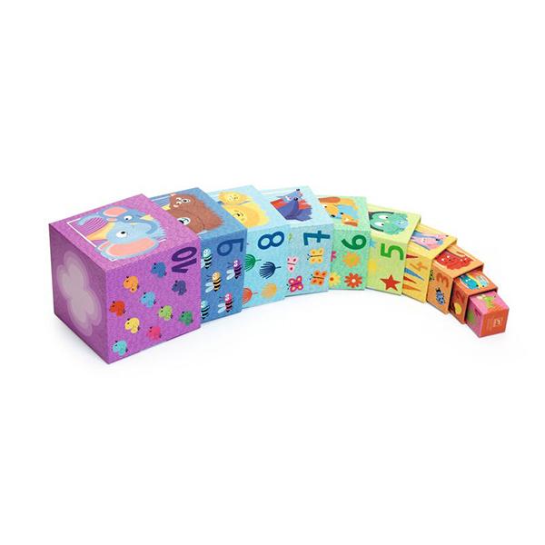 Djeco 22 - Stacking Blocks Rainbow