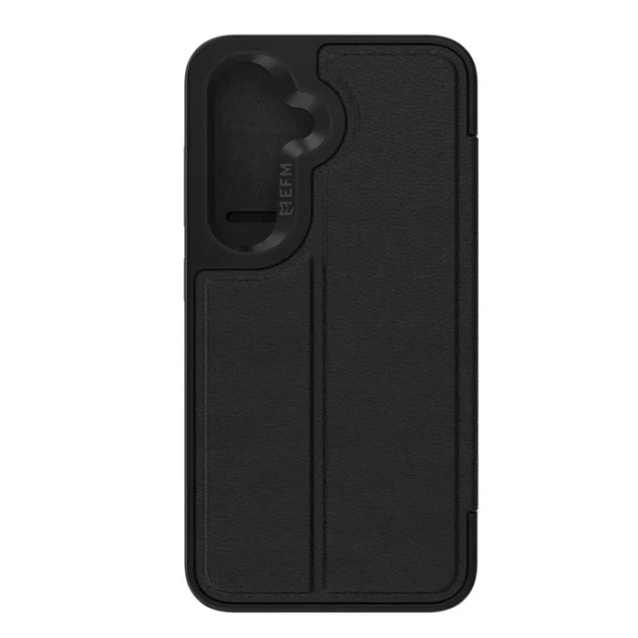 EFM Monaco Vegan Leather Wallet Case with D3O Bio for Samsung Galaxy S25+