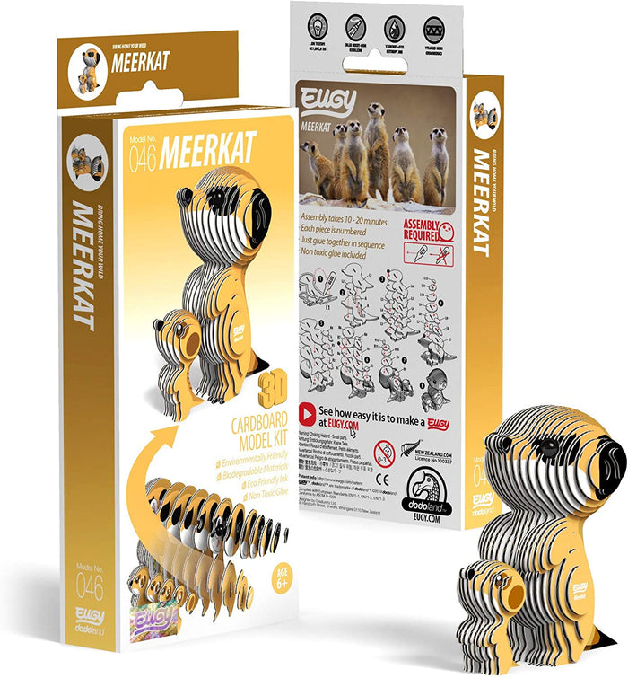 EUGY - Meerkat 3D Puzzle
