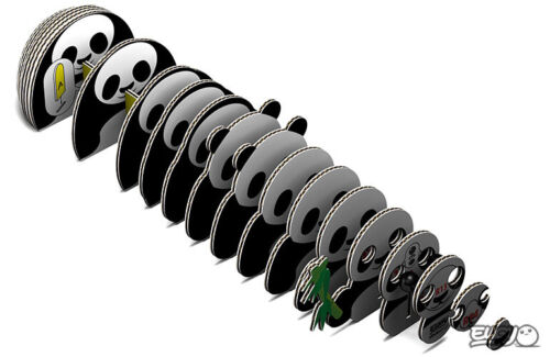 EUGY - Panda 3D Puzzle