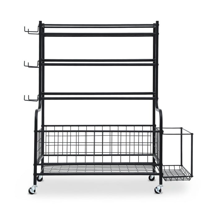 Everfit Dumbbell Rack Weight Rack for Dumbbells Home Gym Storage Black