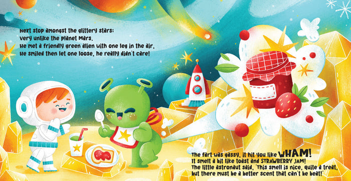 Fart Book Farts in Space Book