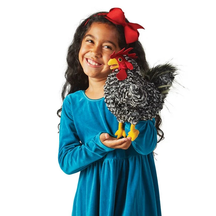 Folkmanis - Barred Rock Rooster Puppet