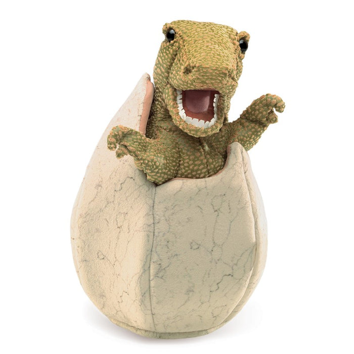 Folkmanis - Hatching Dinosaur Egg Puppet