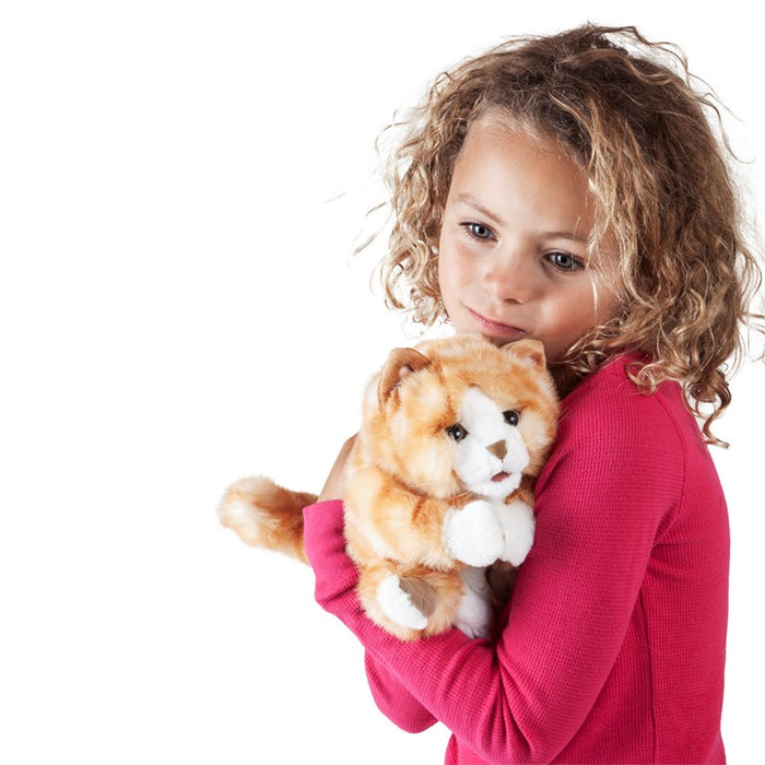 Folkmanis - Orange Tabby Kitten Puppet