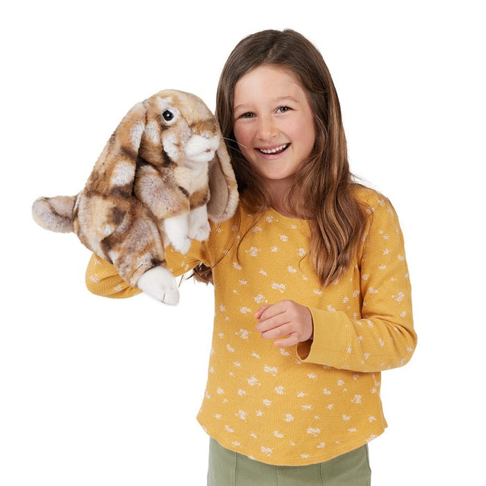Folkmanis - Silky Bunny Rabbit Puppet