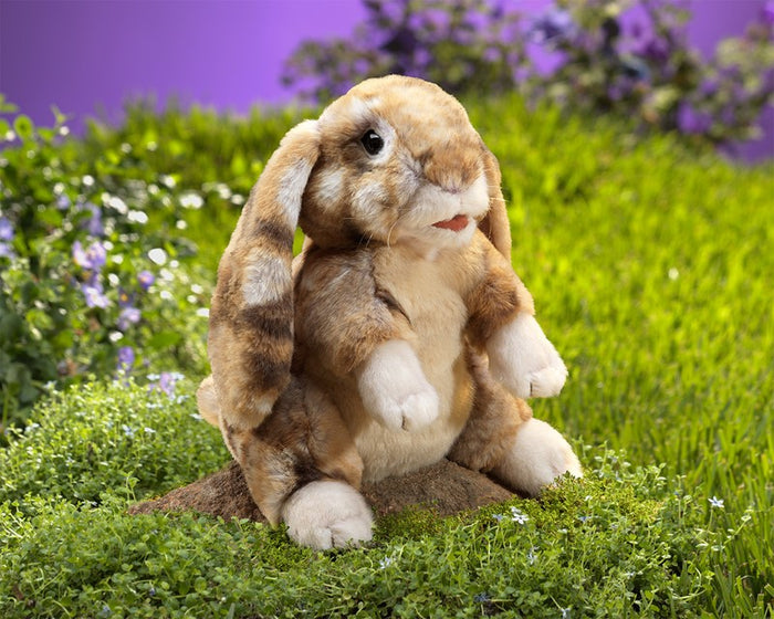 Folkmanis - Silky Bunny Rabbit Puppet