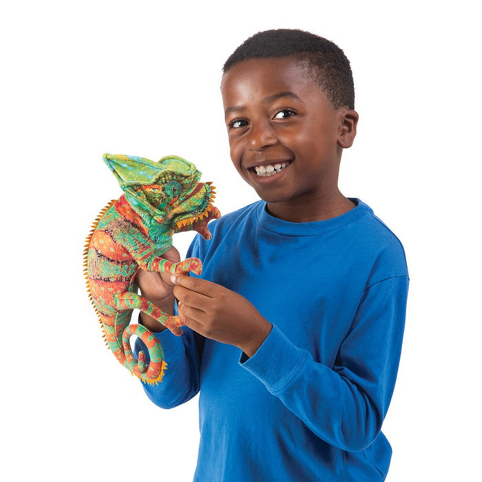 Folkmanis - Small Chameleon Puppet