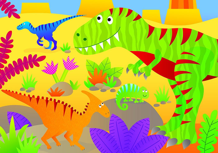 Galt - 4 Puzzles In a Box - Dinosaurs