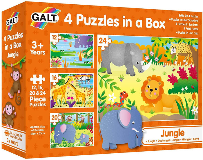 Galt - 4 Puzzles In a Box - Jungle