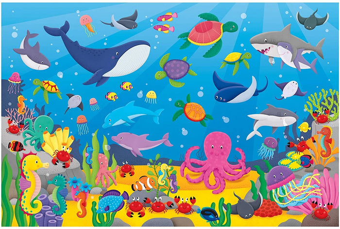 Galt - Giant Floor Puzzle 30 pcs - Counting Creatures