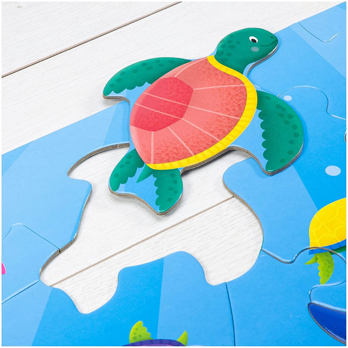 Galt - Giant Floor Puzzle 30 pcs - Counting Creatures