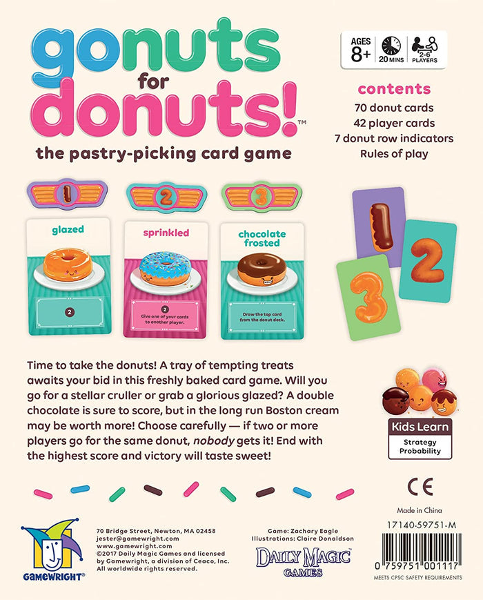 Gamewright - Go Nuts For Donuts