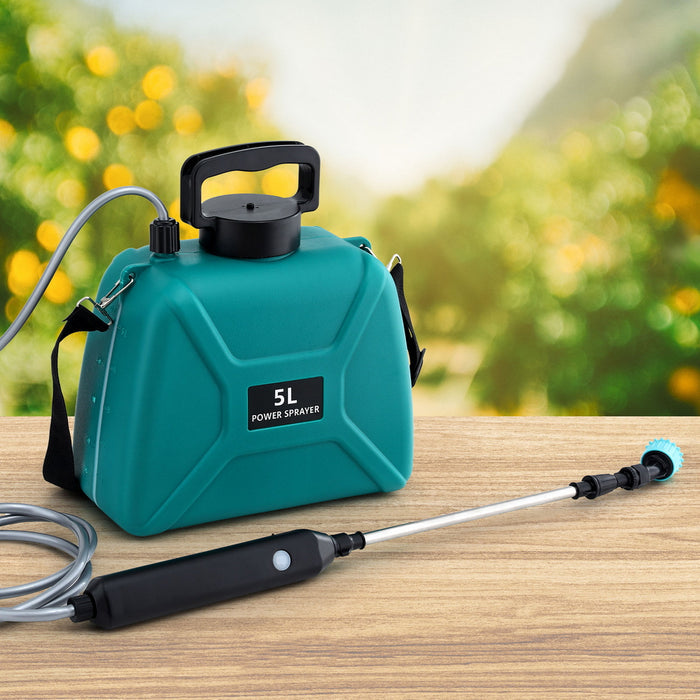 Giantz Weed Sprayer Garden Sprayer USB Charging Electric Shoulder Sprayer 5L