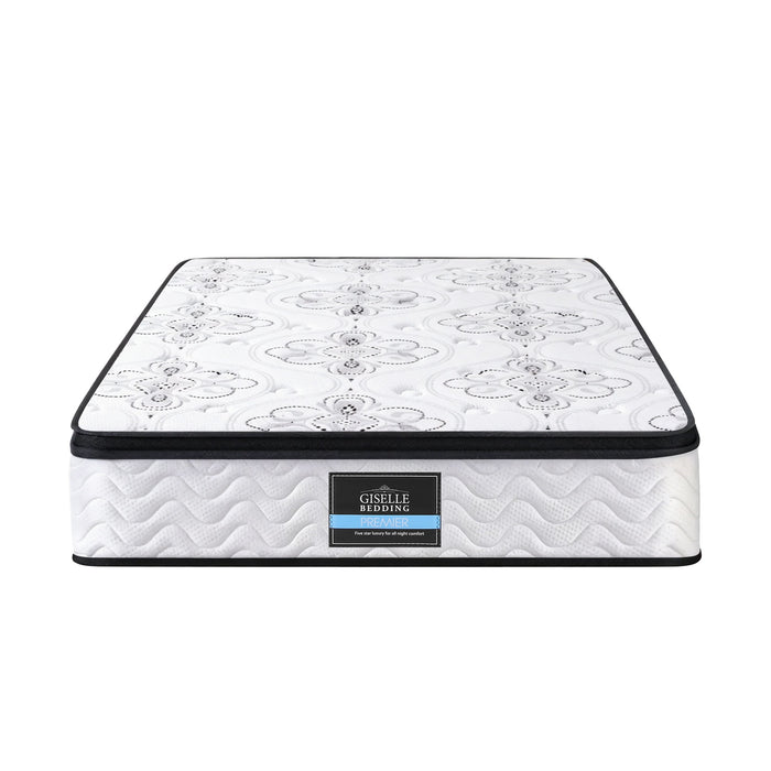 Giselle Bedding 30cm Mattress Pocket Spring Medium Firm Foam Euro Top King Single