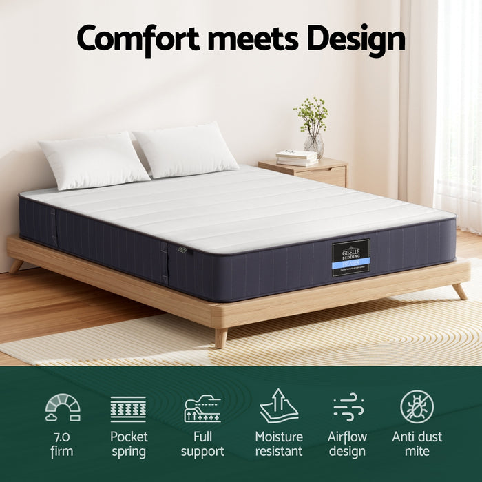 Giselle Mattress King Bed Pocket Spring Mattresses - 20cm