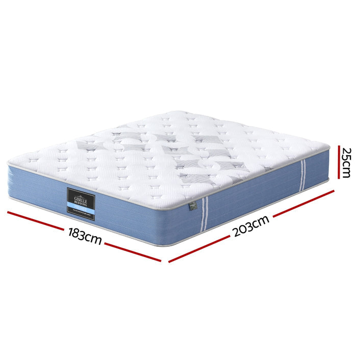 Giselle Mattress King Bed Pocket Spring Mattresses - 25cm