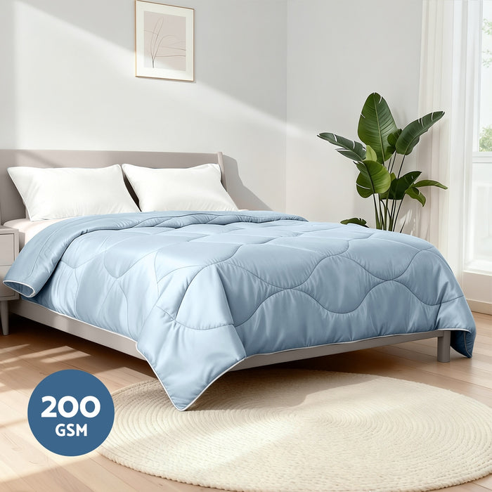 Giselle Tencel Quilt 200GSM Summer Quilts Comforter Doona Light Weight Soft Throw Blanket Super King