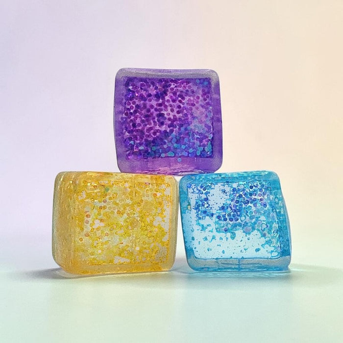 Glitter Squish Cube