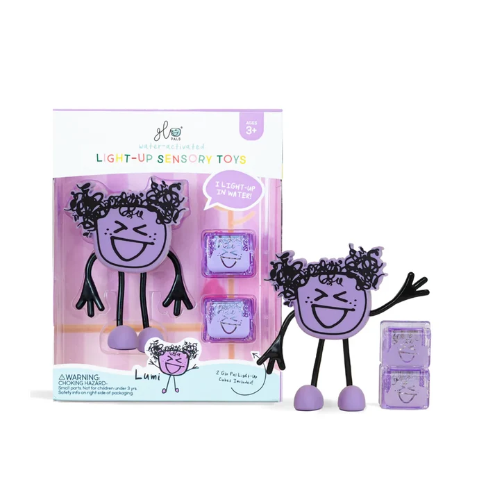 Glo Pals - Light Up Sensory Bath Toy Lumi (Purple)
