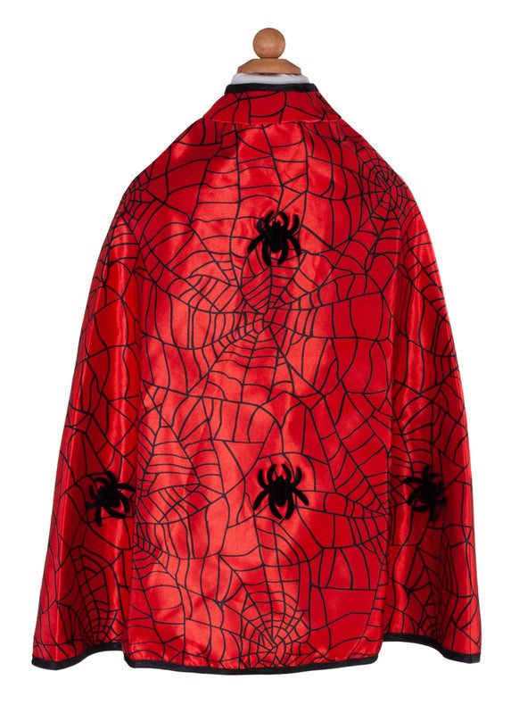 Great Pretenders - Reversible Spider & Bat Cape with Mask - Size 4-6