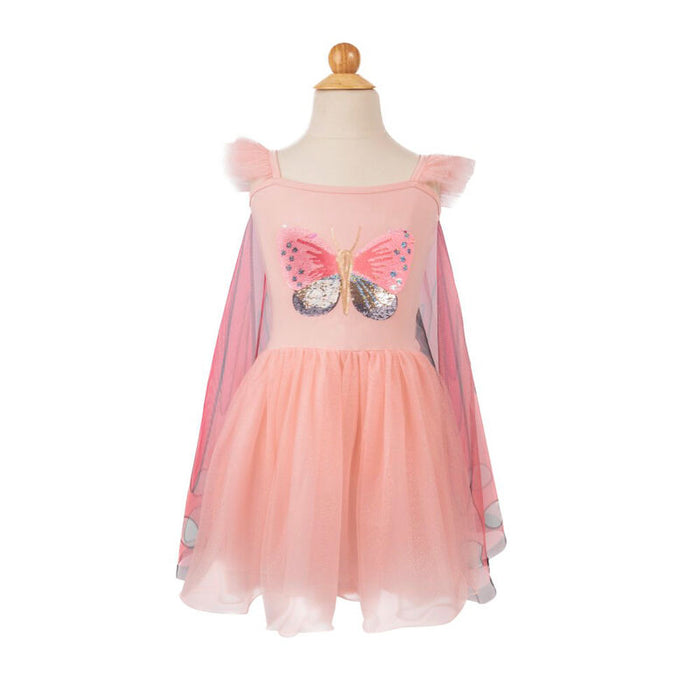 Great Pretenders - Sequins Secret Butterfly Twirl Dress with Wings Size 5-6