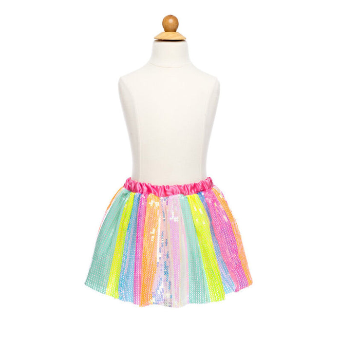 Great Pretenders - Stripy Sequins Skirt Size 4-6