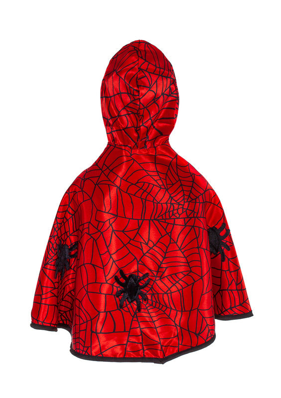 Great Pretenders - Toddler Reversible Spider & Bat Cape - Size 2-3